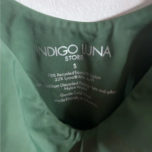 INDIGO LUNA Green One-Piece Swimsuit - Picture 3 of 3
